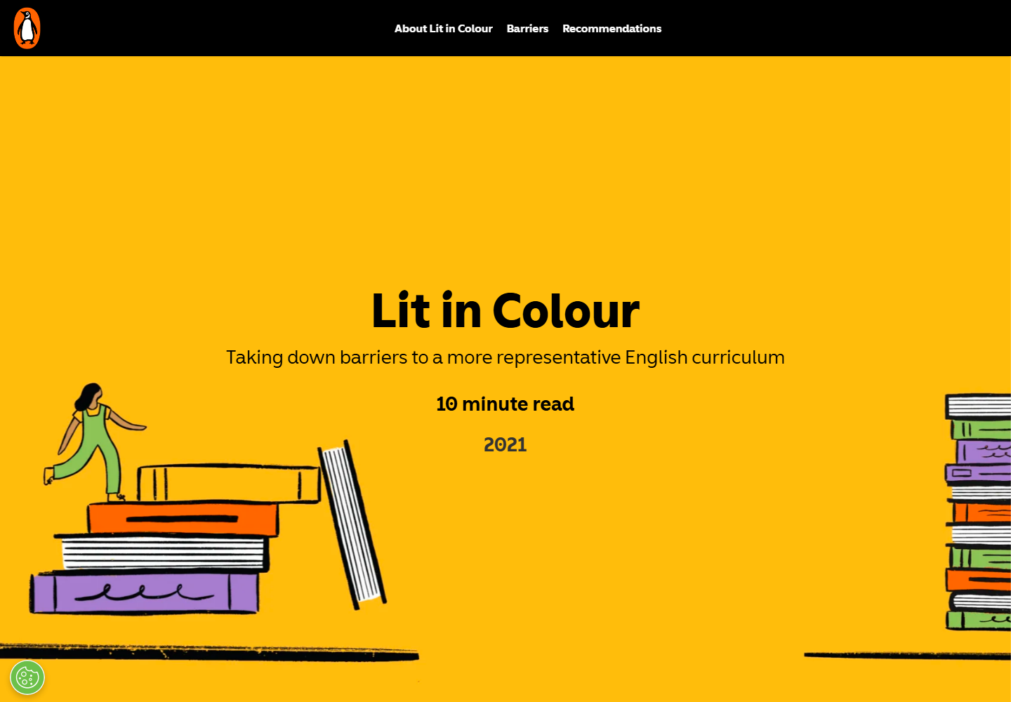 First desktop viewport of Lit in Colour.